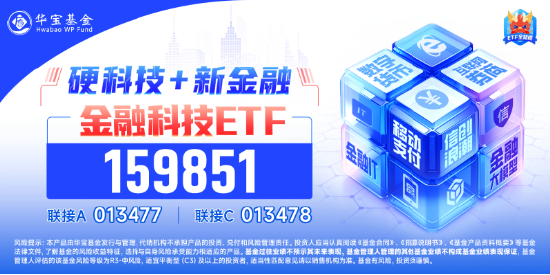 华为鸿蒙、移动支付连番引爆！金融科技ETF（159851）再涨2.57%续刷上市新高，标的指数翻倍增长！